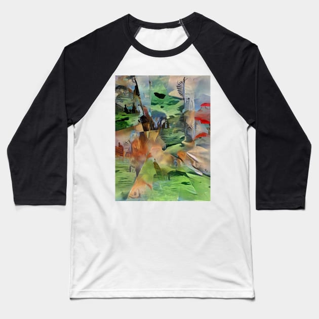 Imaginary world Baseball T-Shirt by rolffimages